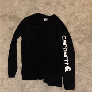 Carhartt Black Crewneck with White Logo